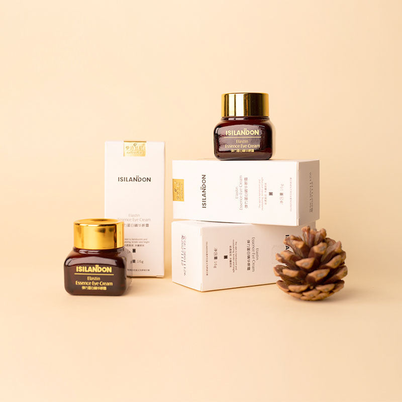 Hydrating Eye Cream in Small Brown Bottle