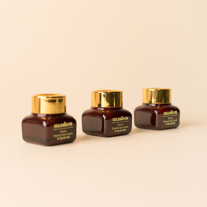 Hydrating Eye Cream in Small Brown Bottle