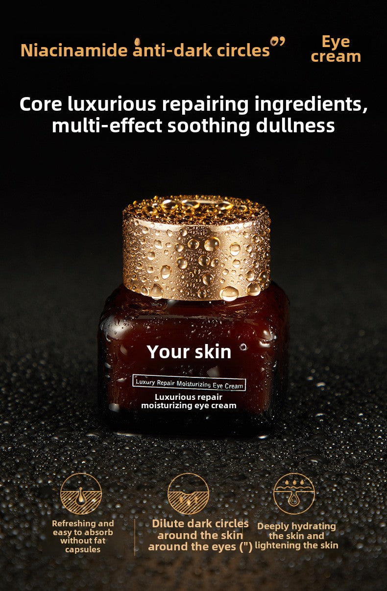 Hydrating Eye Cream in Small Brown Bottle