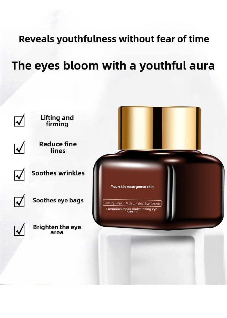 Hydrating Eye Cream in Small Brown Bottle
