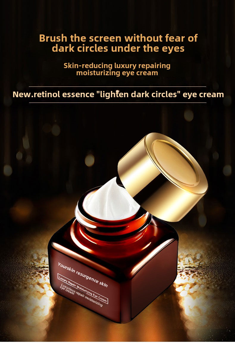 Hydrating Eye Cream in Small Brown Bottle