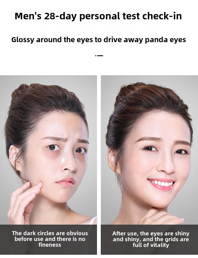 Hydrating Eye Cream in Small Brown Bottle