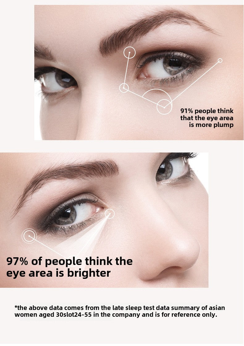 Hydrating Eye Cream in Small Brown Bottle