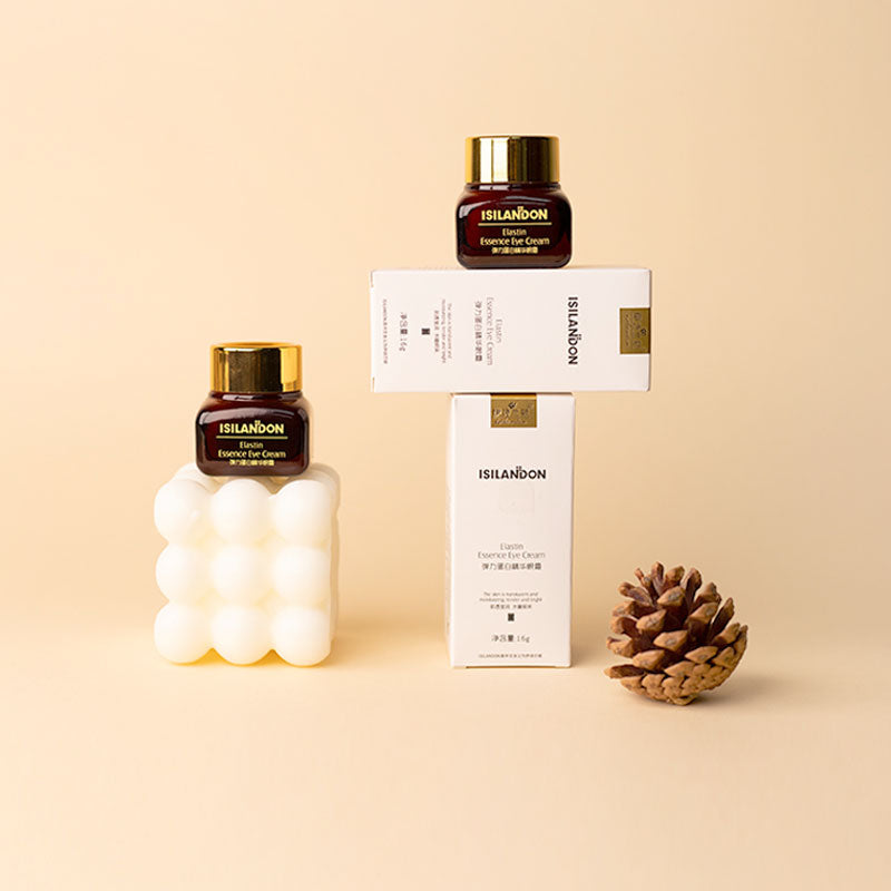 Hydrating Eye Cream in Small Brown Bottle