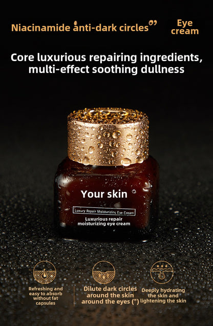 Hydrating Eye Cream in Small Brown Bottle