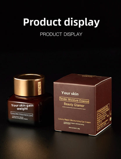 Hydrating Eye Cream in Small Brown Bottle
