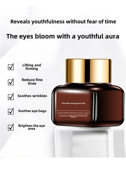 Hydrating Eye Cream in Small Brown Bottle